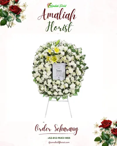 Krans Bunga Duka Cita di Cibaduyut Kidul