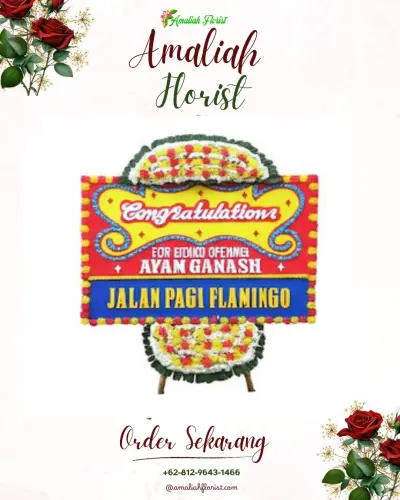 Bunga Papan Congratulation di Cibaduyut Kidul